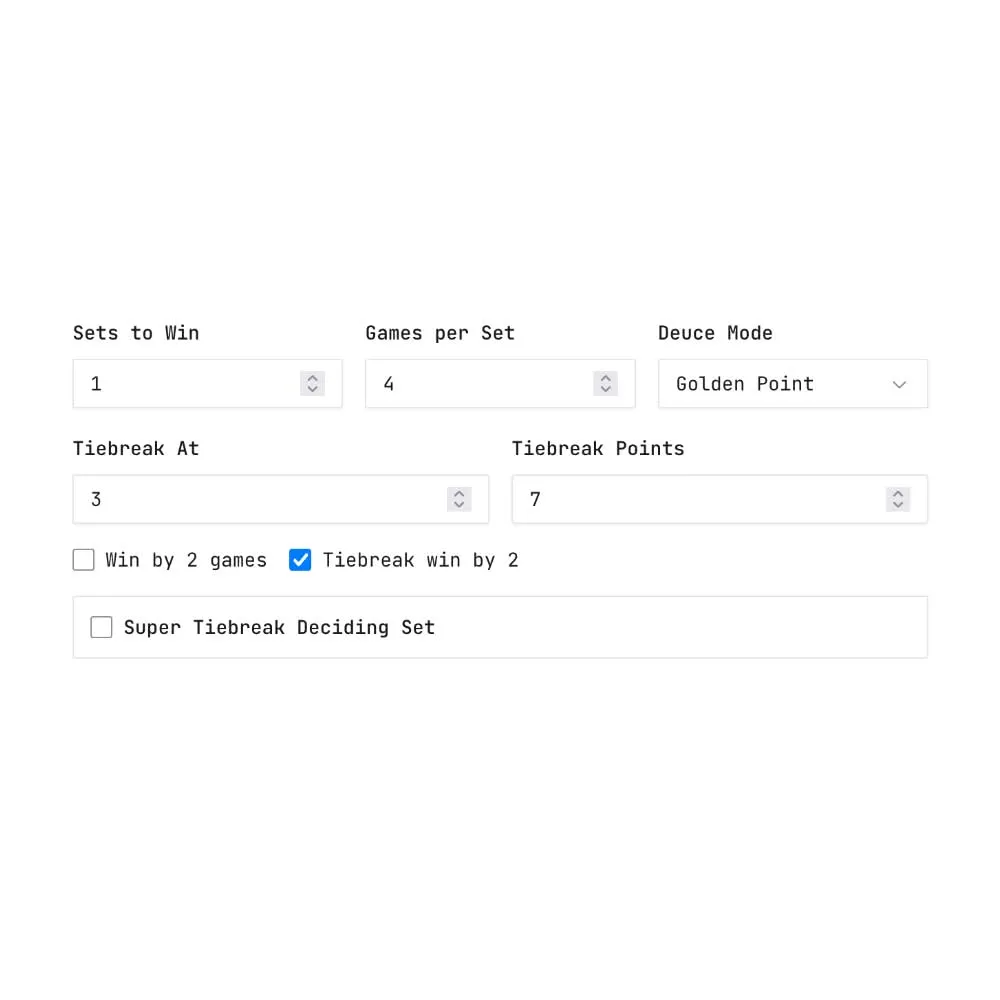 Flexible Match Rules